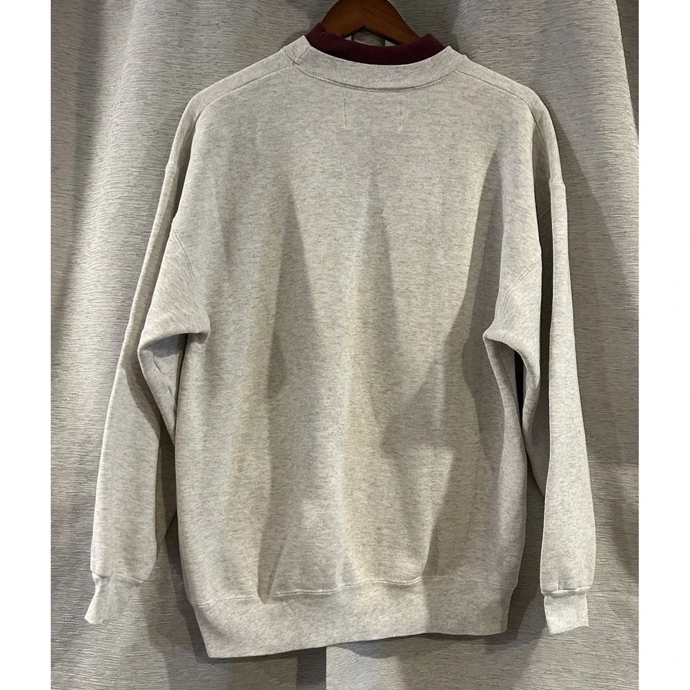 VTG 90s Southern Illinois‎ University Sweatshirt HUGE SPELLOUT LOGO Mens Size L